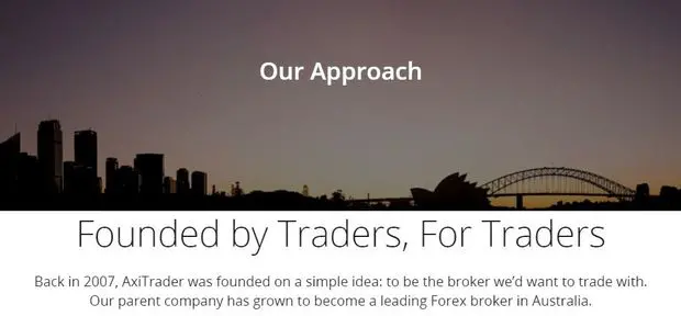 Axi Trader registration on the site of the reliable Forex broker in Australia