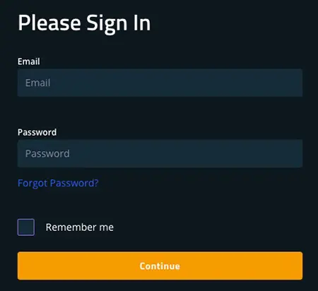 Specter registration on the site