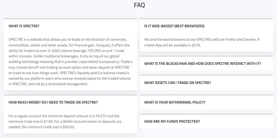 Specter is the first trading platform without brokers