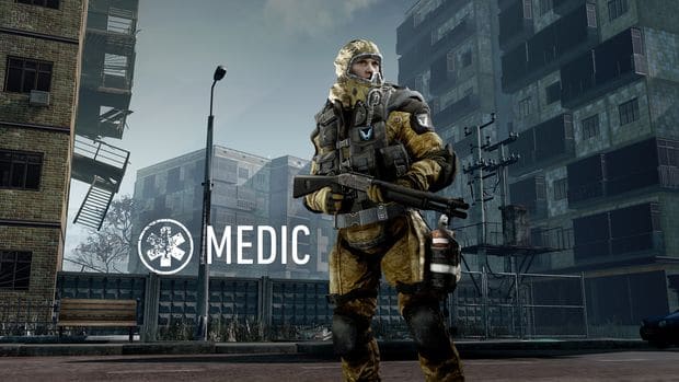 Features of the game warface.com: character Medic