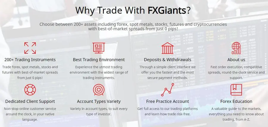 fxgiants.com Forex Trading Benefits
