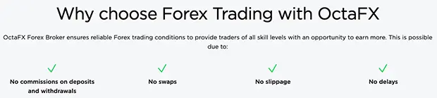 octafx.com Forex broker benefits