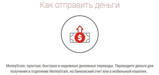MoneyGram to send money