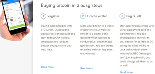 BTC Direct buy cryptocurrency