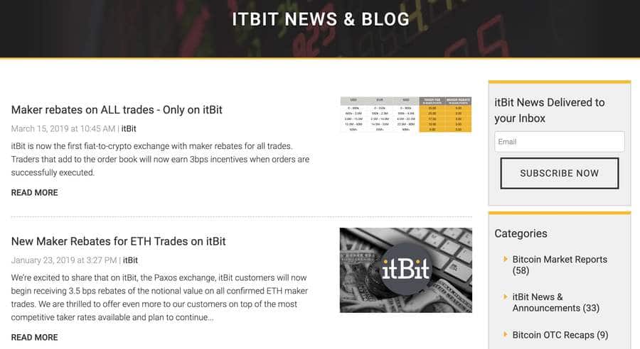 ItBit News