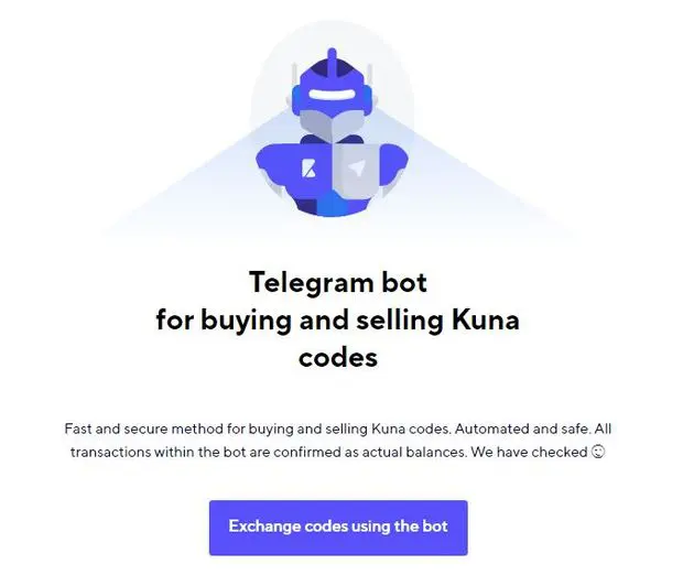 Telegram bot Kuna