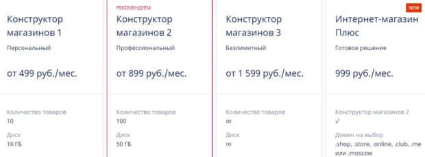 nic.ru designers for online stores
