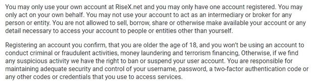 risex.net service rules