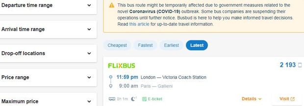 busbud.com to book a ticket