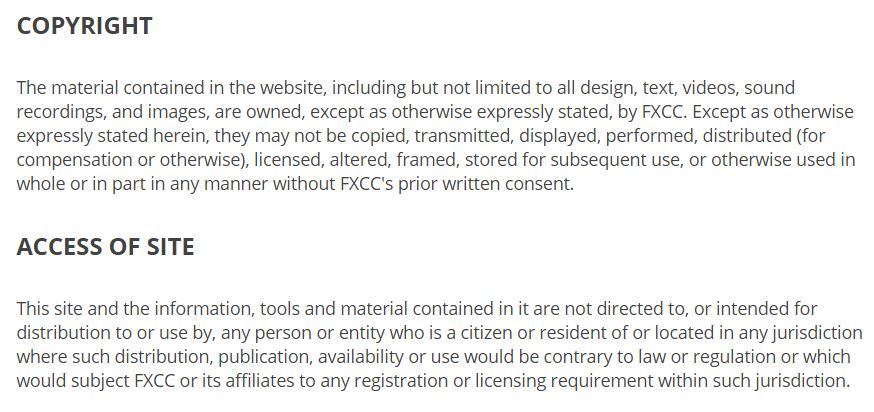 fxcc.com terms and conditions