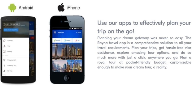 raynatours.com app