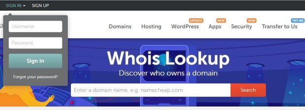 namecheap.com find a free domain