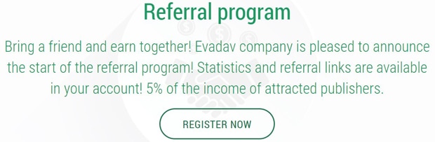 Evadav affiliate program