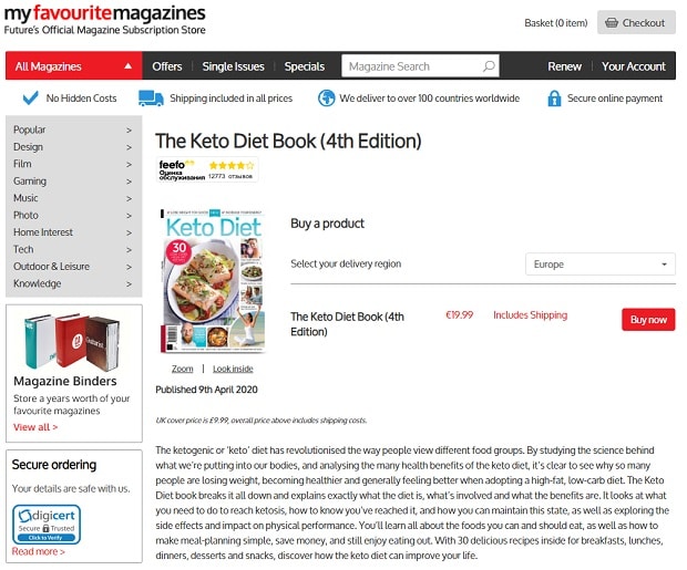 myfavouritemagazines.co.uk The Keto Diet Book