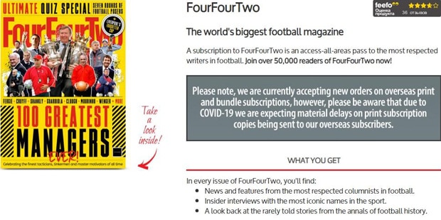 myfavouritemagazines.co.uk FourFourTwo