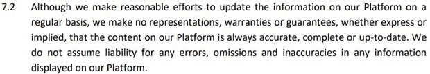 Evolve Markets site usage rules