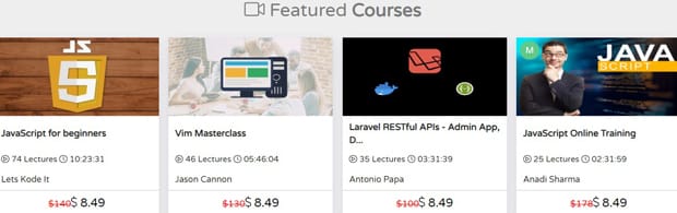 Tutorials Point discounts on courses