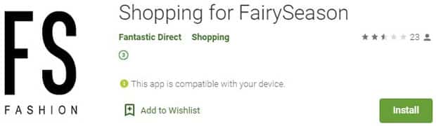 Fairy Season store app