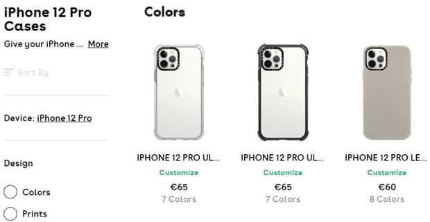 Casetify cases for iPhone 12 Pro