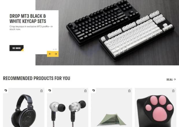 drop.com product catalog