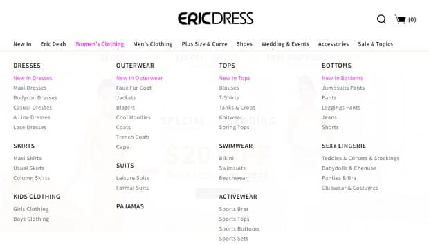 Ericdress find the product