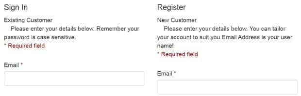 Glasseslit registration