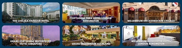 millenniumhotels.com hotel reservations