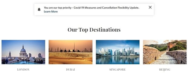 How to book a hotel at millenniumhotels.com