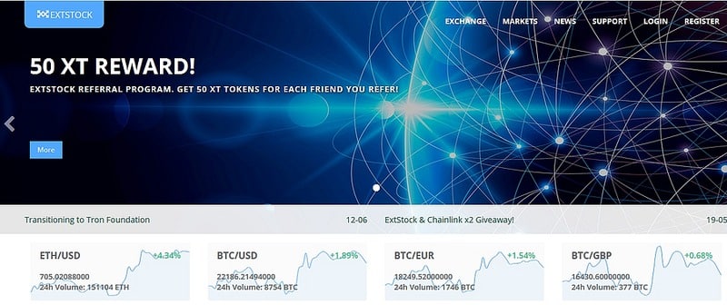 extstock.com cryptocurrency trading
