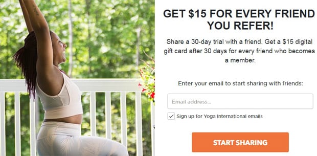 Yogainternational Com referral program