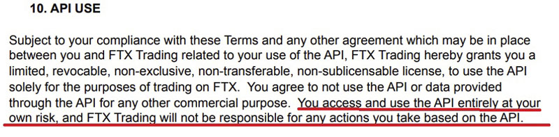 MTF.com API access rules