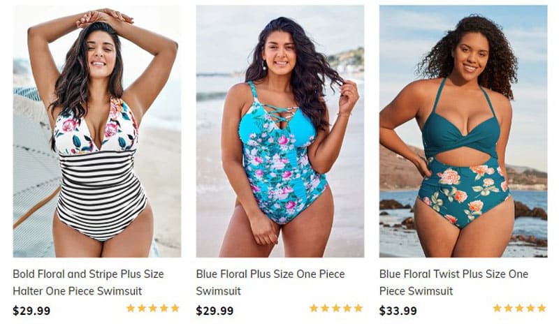 Cupshe swimwear plus size