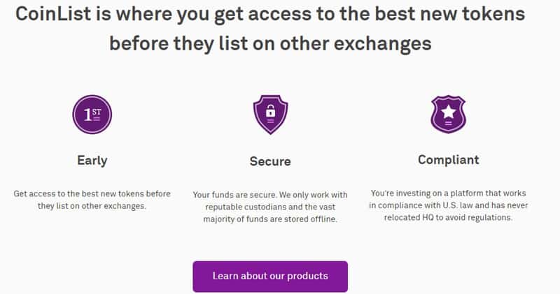CoinList benefits