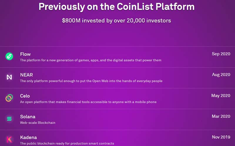 CoinList exchange possibilities