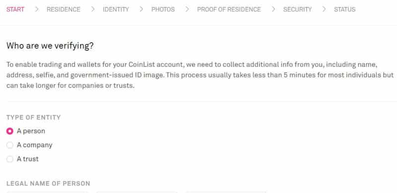 coinlist.co verification