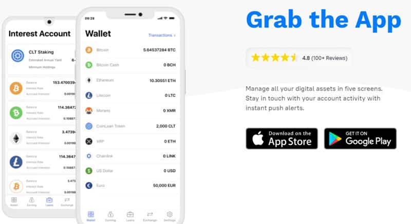 CoinLoan mobile app