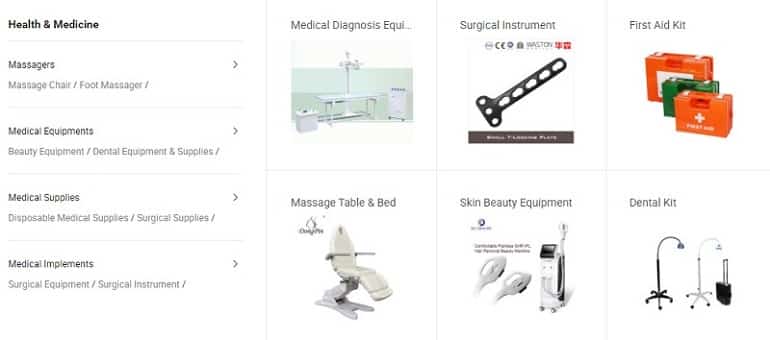 Made-in-China medical supplies