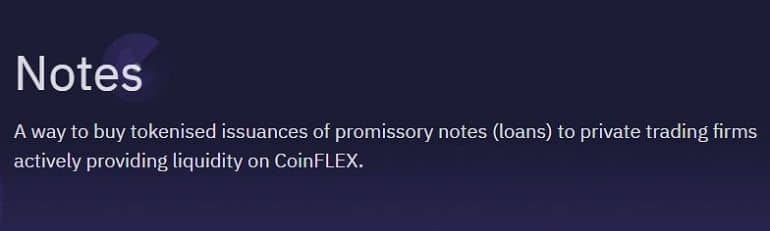CoinFLEX Notes coin