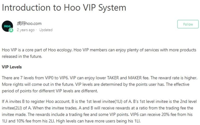 hoo.com VIP points