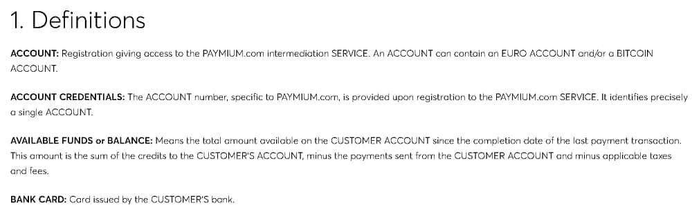 paymium.com agreement