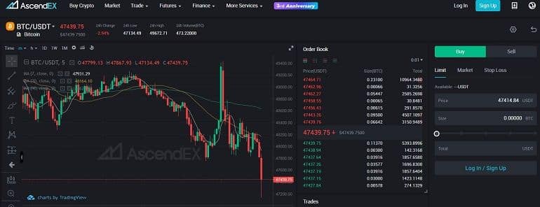 ascendex.com terminal