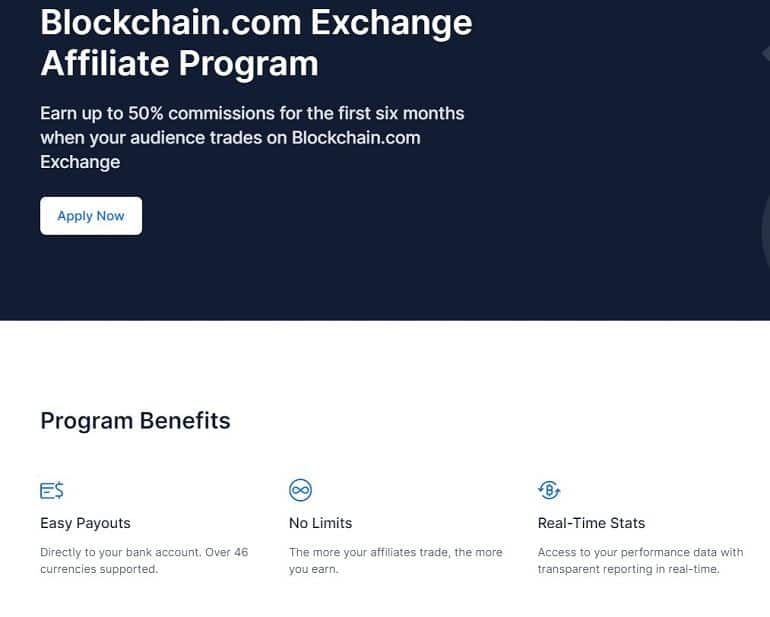 Blockchain affiliate program