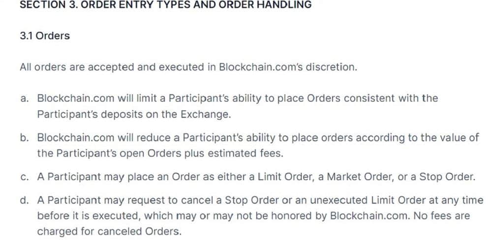 blockchain.com order types
