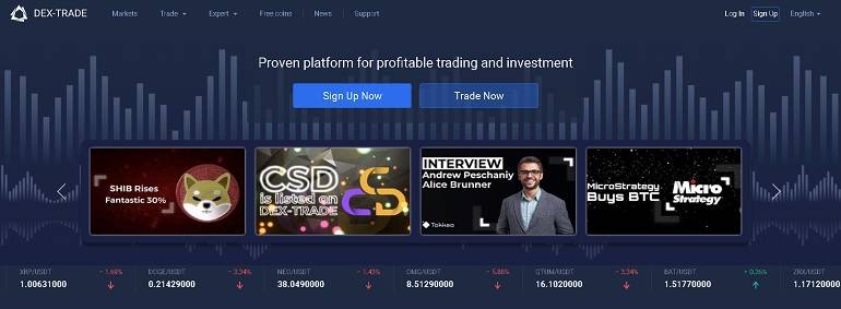 dex-trade.com registration