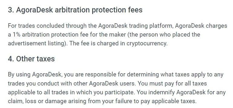 AgoraDesk arbitration protection