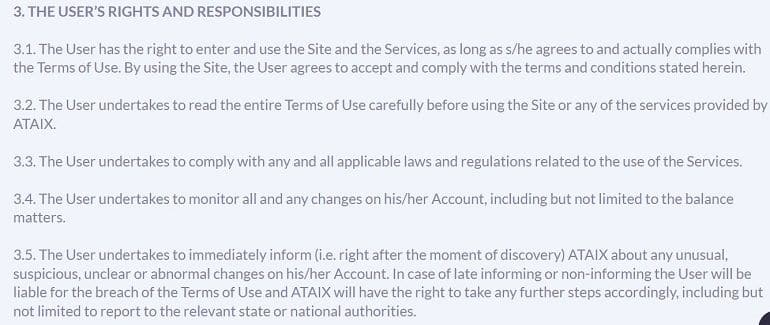 ataix.com user rights