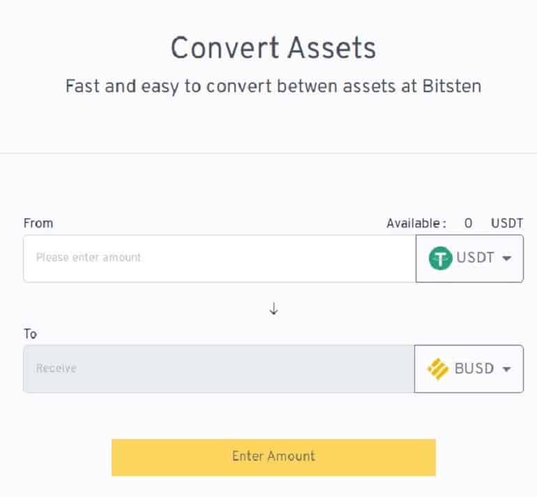 bitsten.com cryptocurrency exchange
