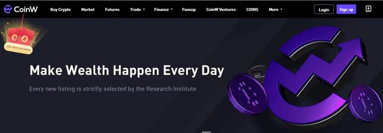 CoinW registration