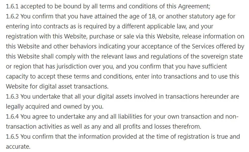 coinw.tv user agreement