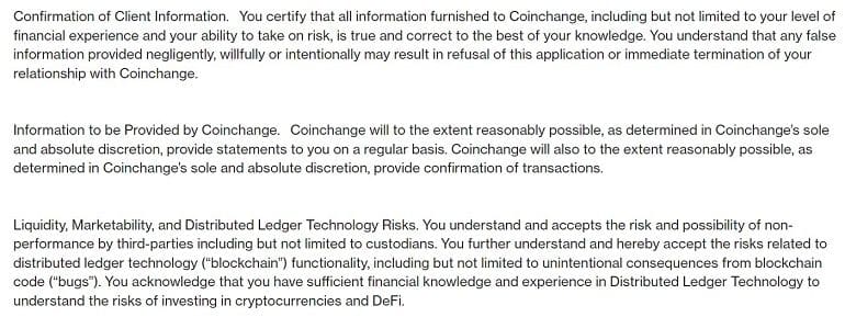 CoyneChange personal information